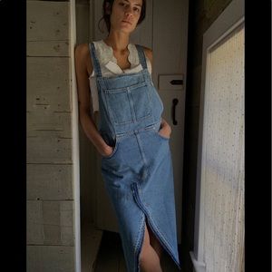 Zara Skirt Overalls Denim